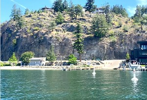 Beach from the water